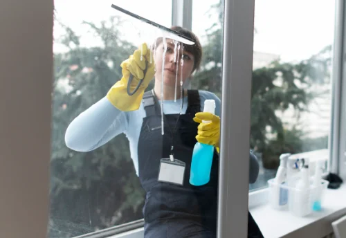 Nettoyage de vitres intérieures et extérieures à Lanespède